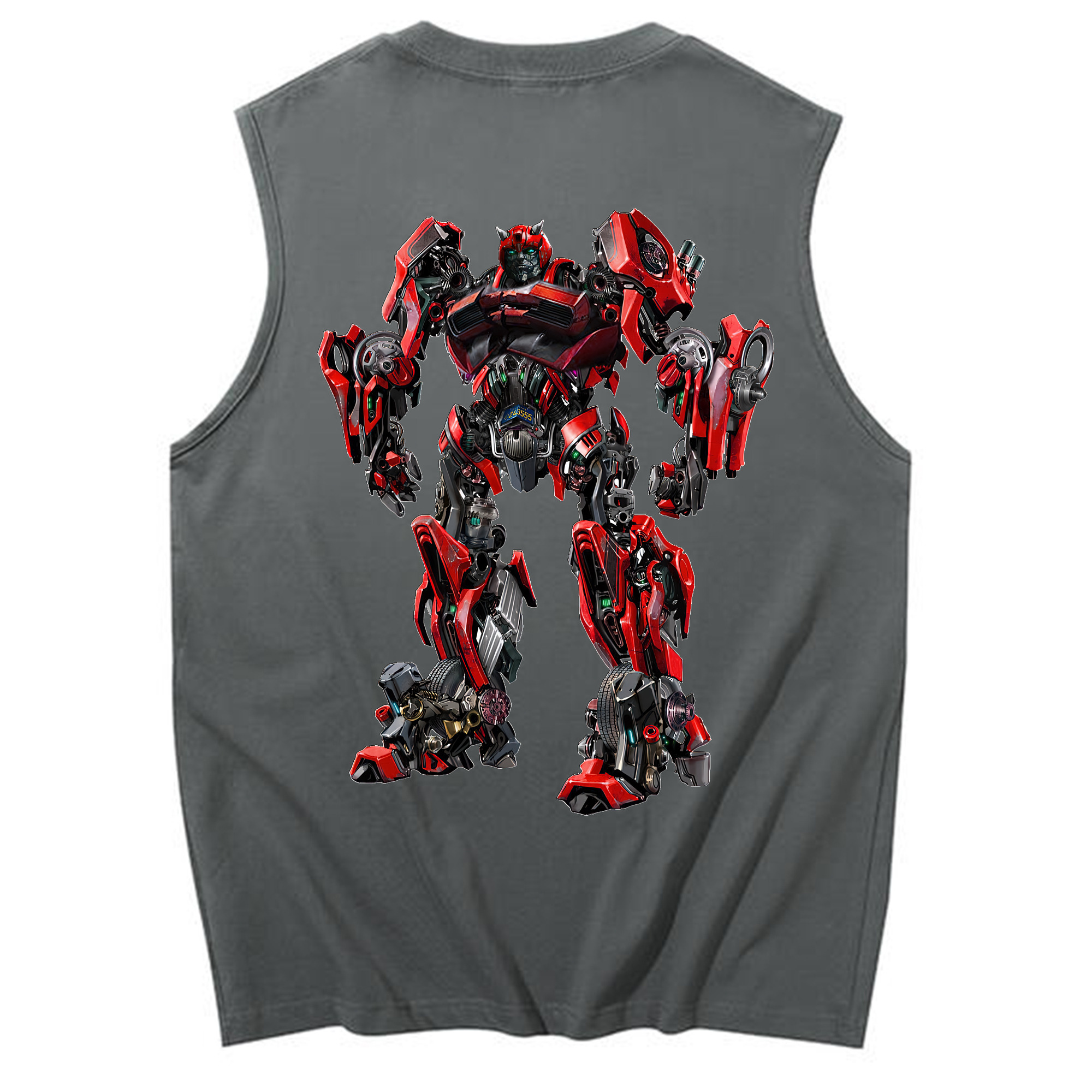 （画像用） Transformers トランスフォーマー コットン100％タンクトップ（背面プリント）